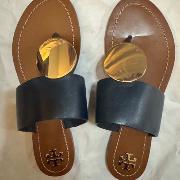 Tory Burch Navy with Gold - Picture 4 of 4